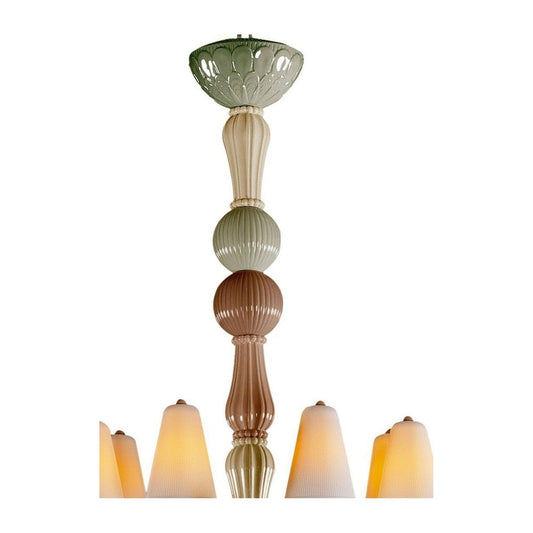 32-Light Porcelain Botanical Chandelier