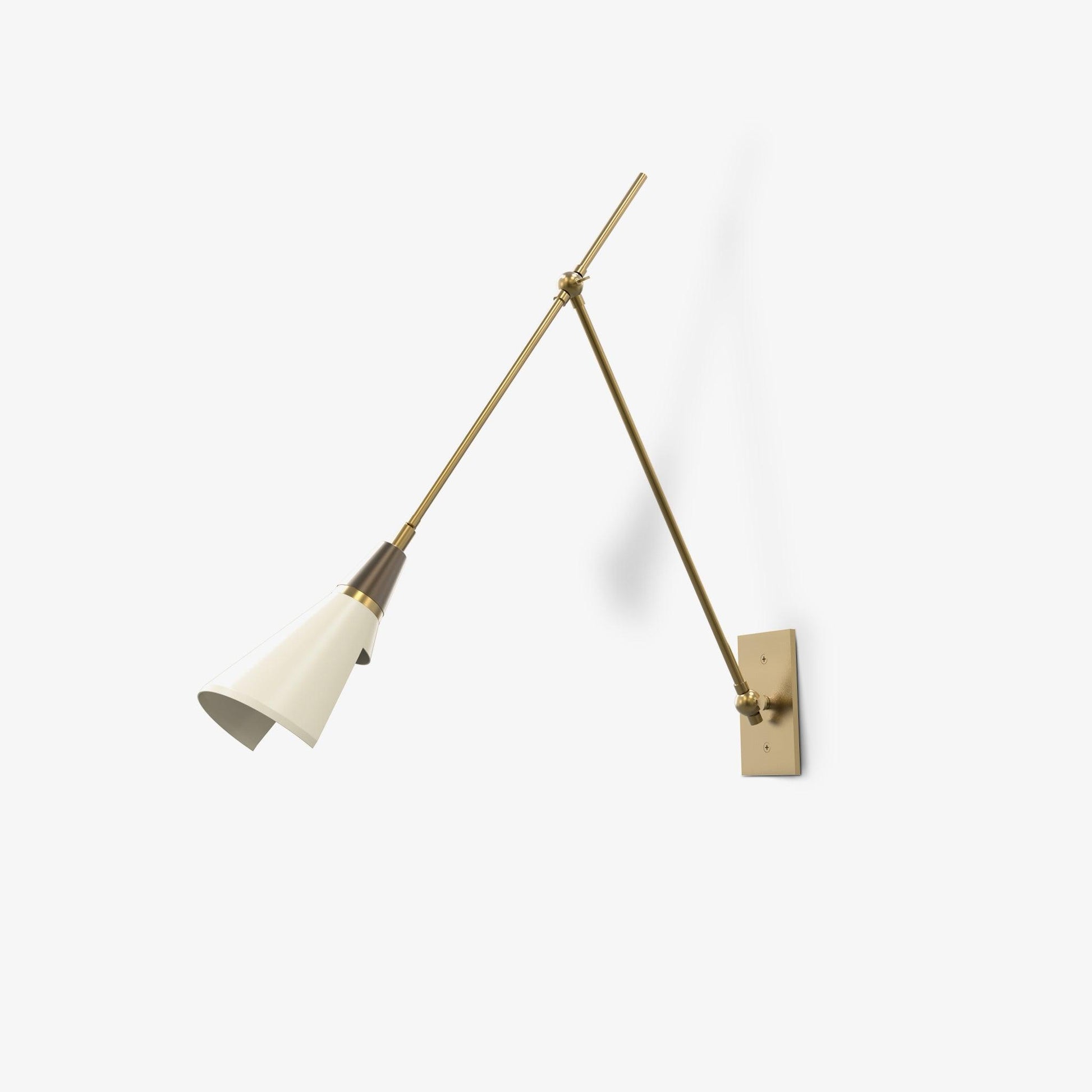 Adjustable Articulating Brass Wall Light