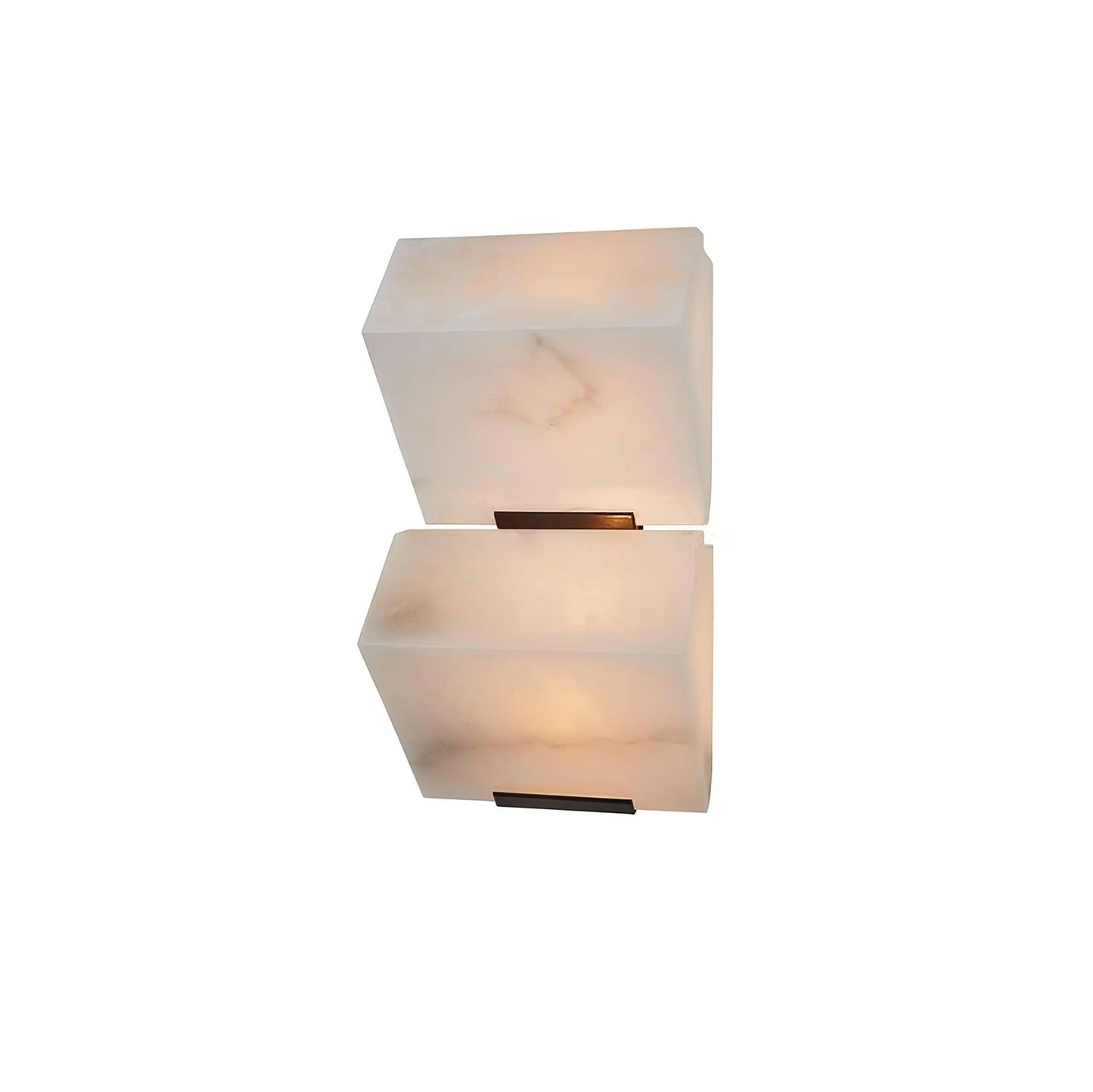 Alabaster Panel LED Wall Light / L 5.5″ x H 12.2″ / L 14cm x H 31cm Set of 2 / White / Warm Light