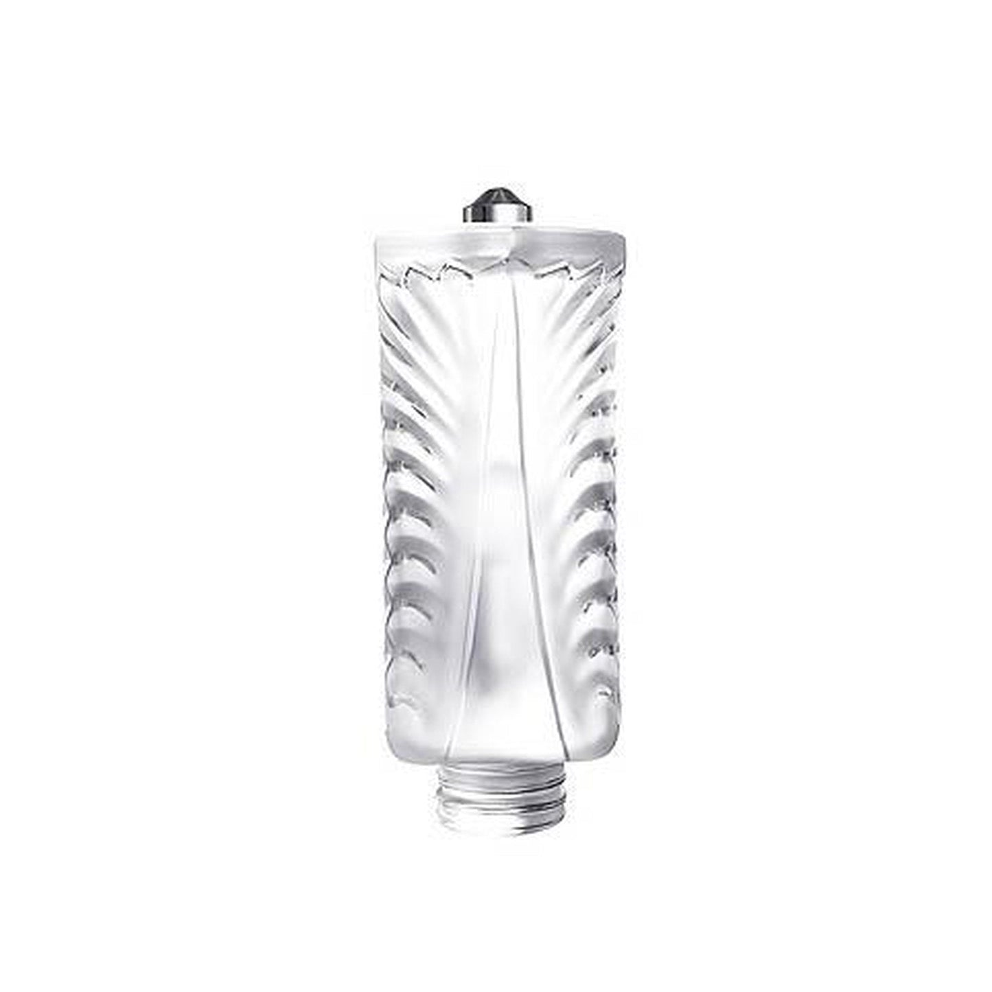 Clear Crystal Palm Wall Light / Chrome