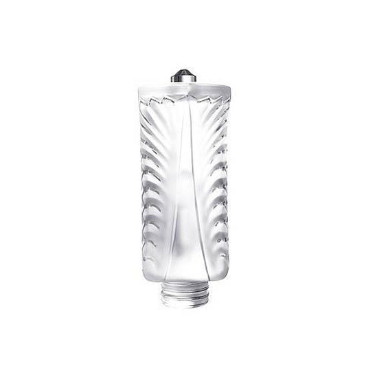 Clear Crystal Palm Wall Light / Chrome