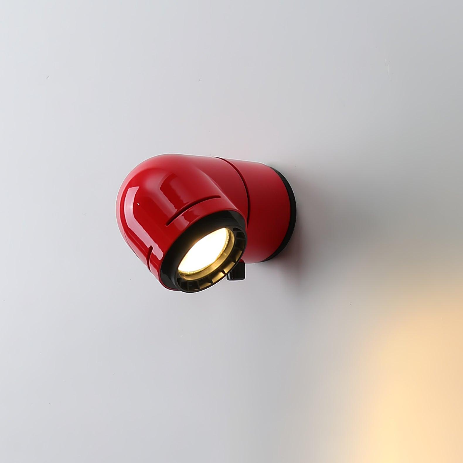 Compact Adjustable LED Wall Light / ∅ 5.9″ x H 4.3″ / Dia 15cm x H 11cm / White