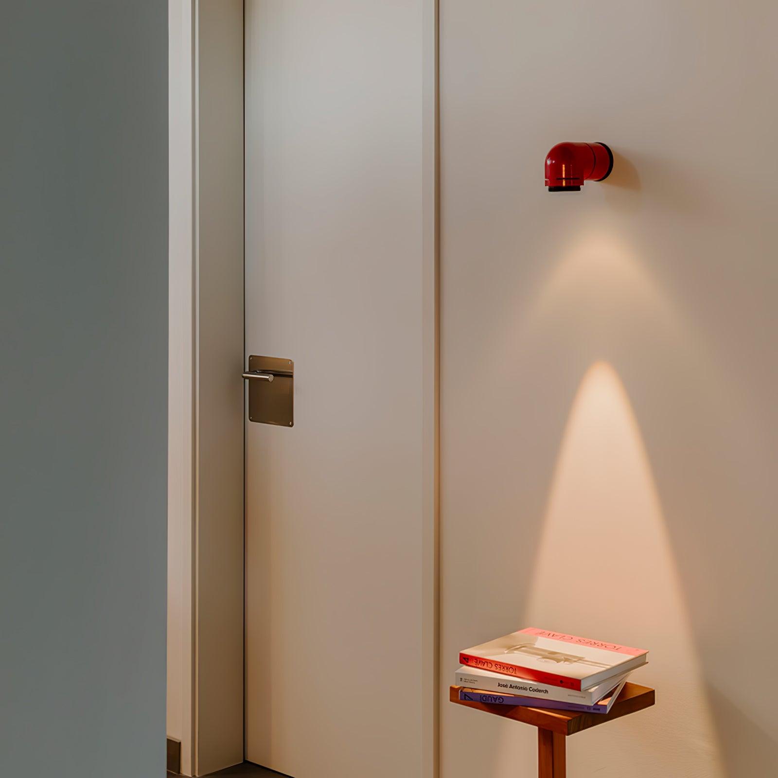 Compact Adjustable LED Wall Light / Set of 2 / White