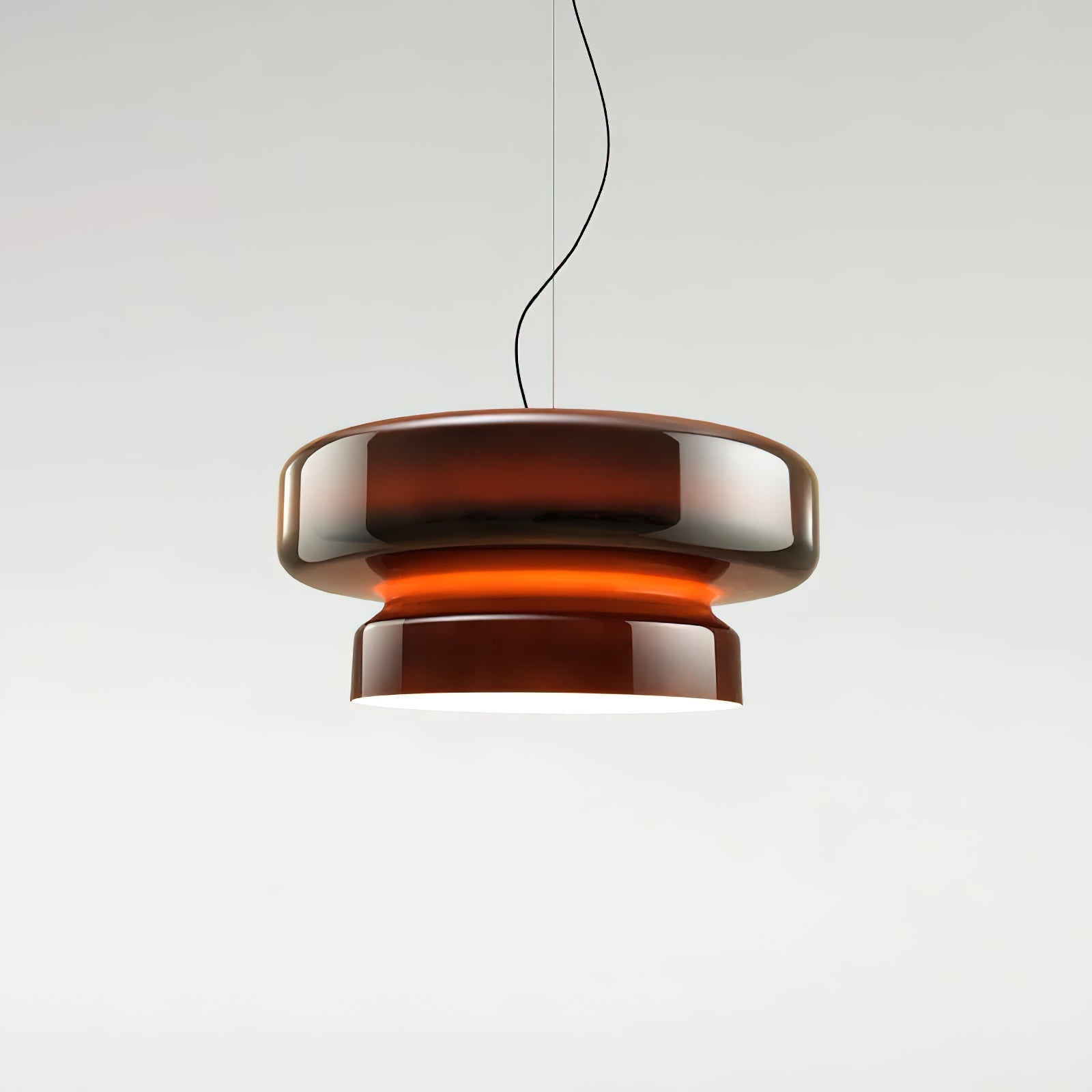Organic Glass LED Pendant Light