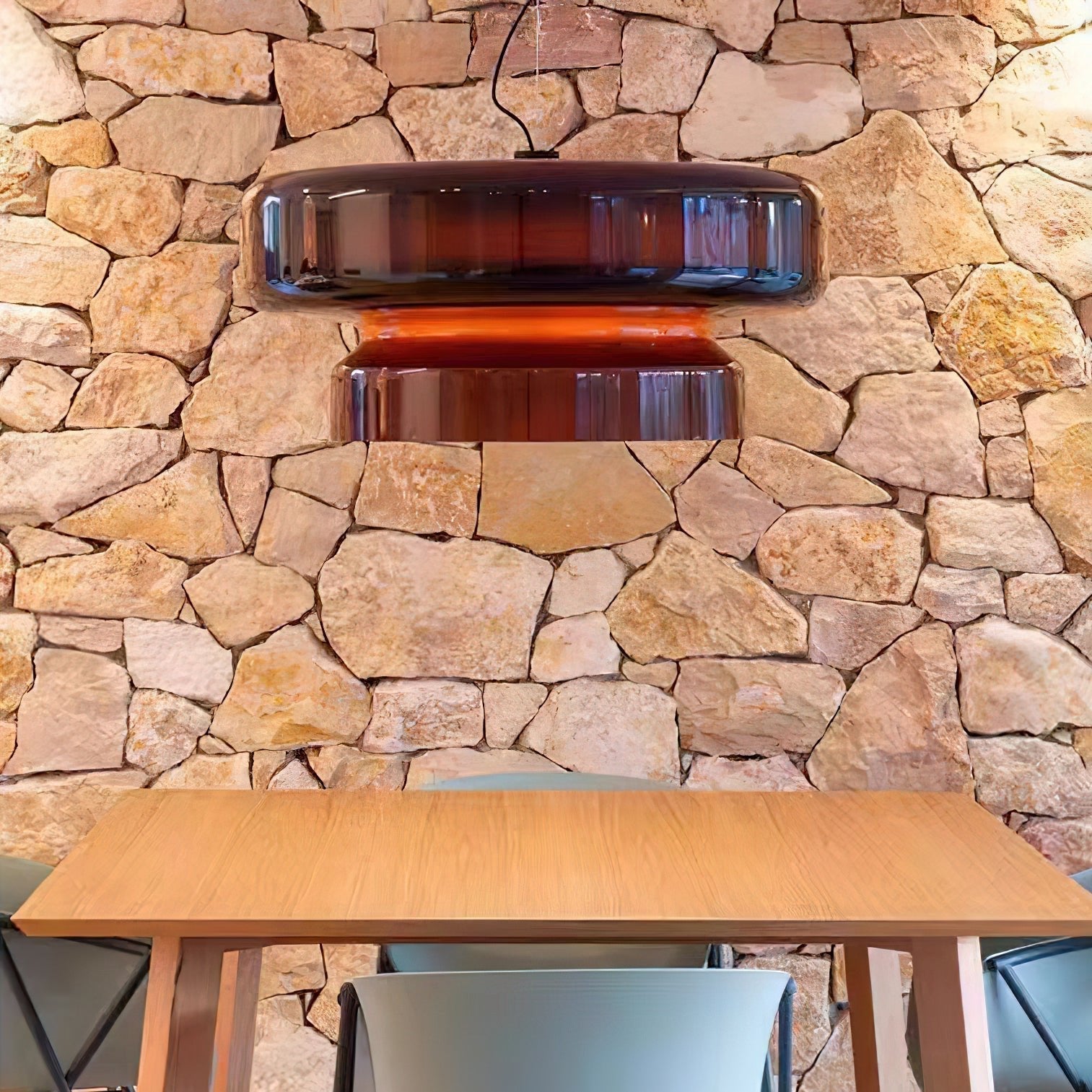 Organic Glass LED Pendant Light