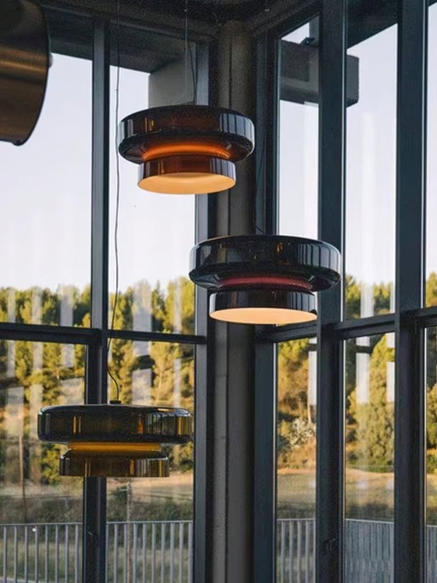 Organic Glass LED Pendant Light