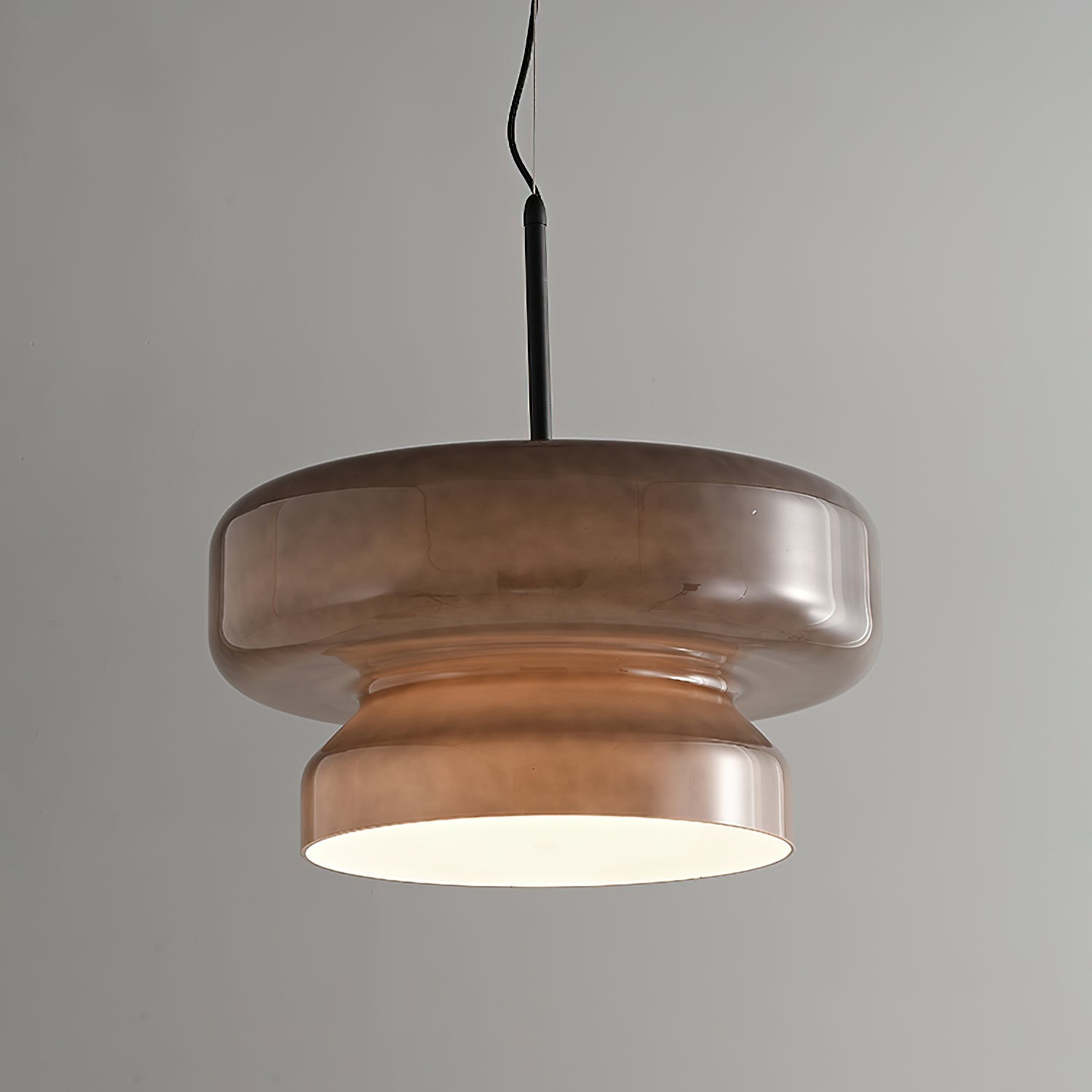 Organic Glass LED Pendant Light