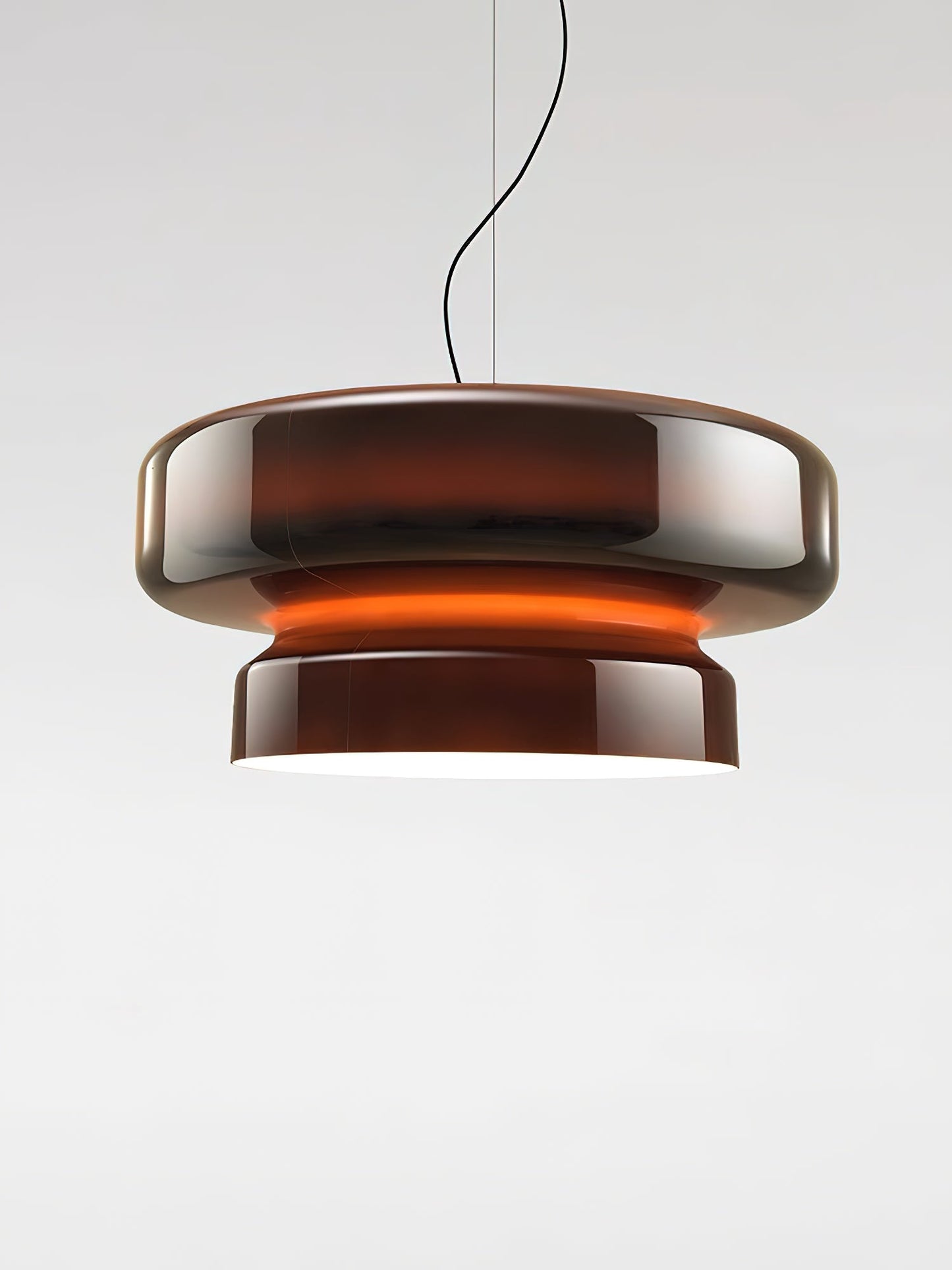 Organic Glass LED Pendant Light