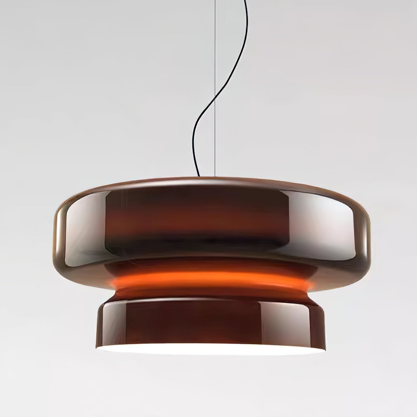 Organic Glass LED Pendant Light