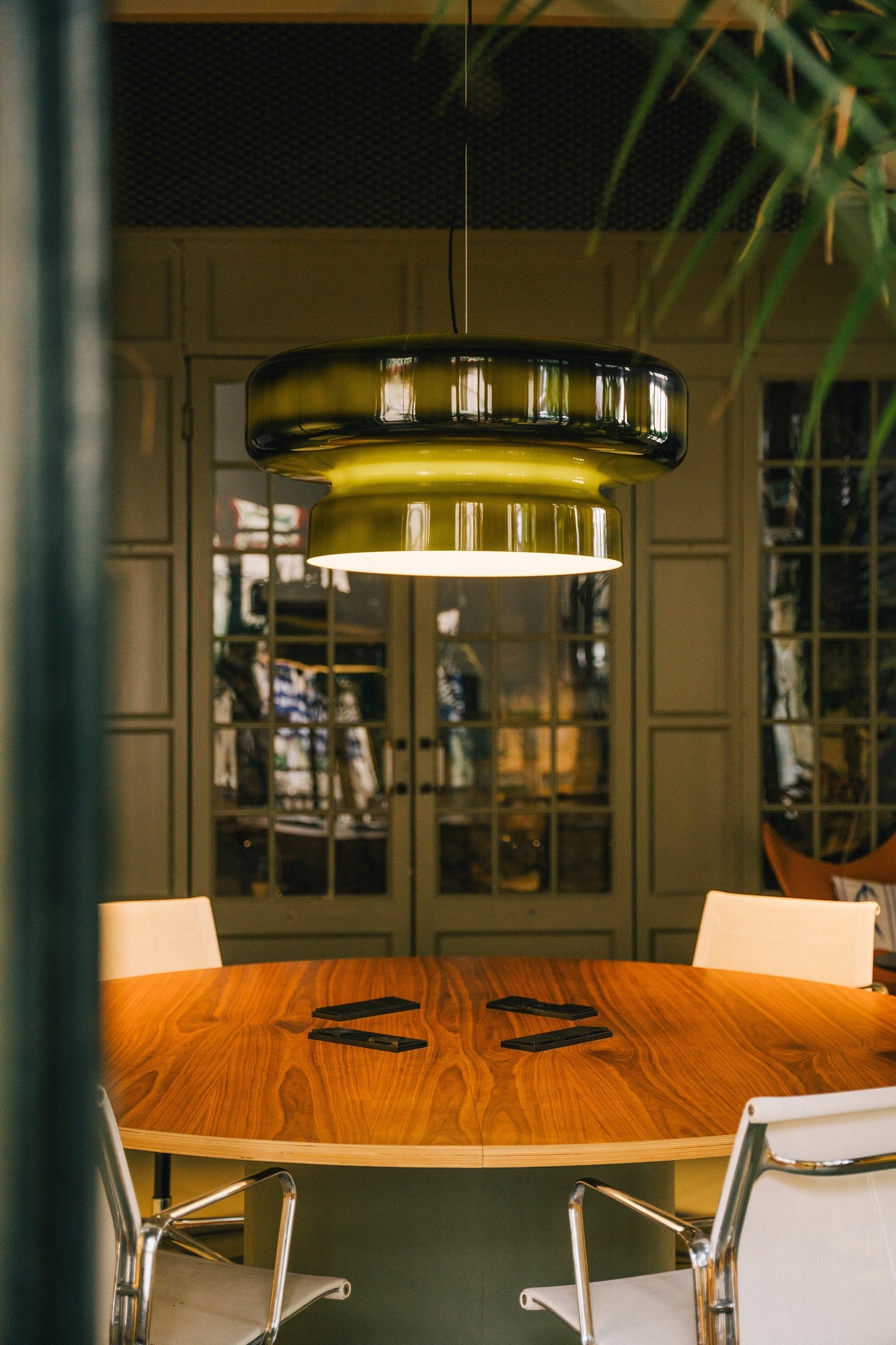 Organic Glass LED Pendant Light