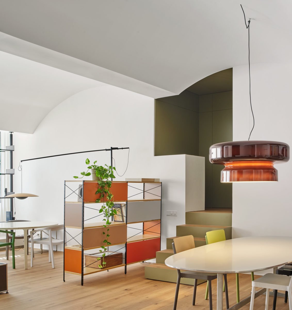 Organic Glass LED Pendant Light